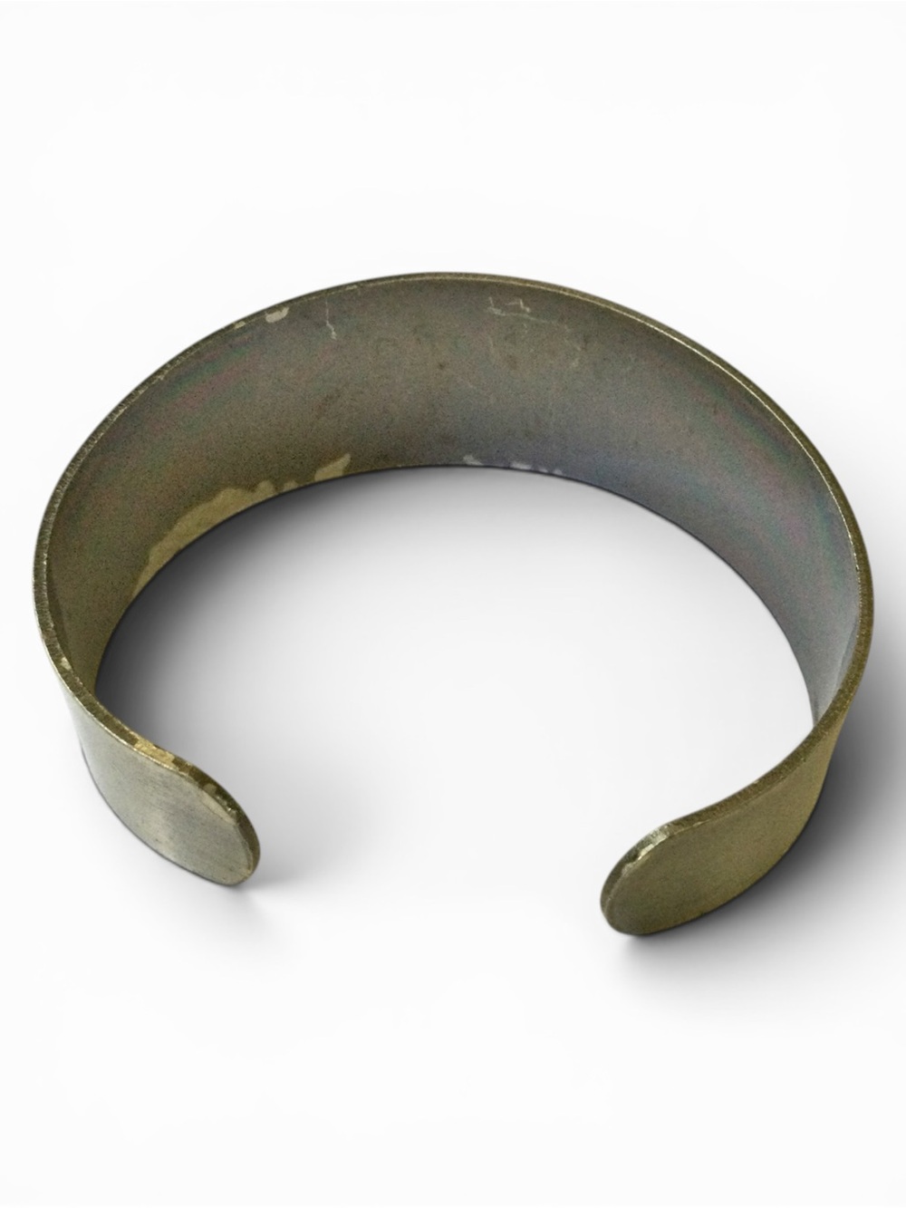 Vtg Darkened Silver‑Tone Classic Car Cuff Bracelet – Kids or XS Adult Wrist - Picture 7 of 10